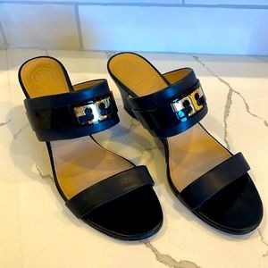 Tory Burch Black Wedge